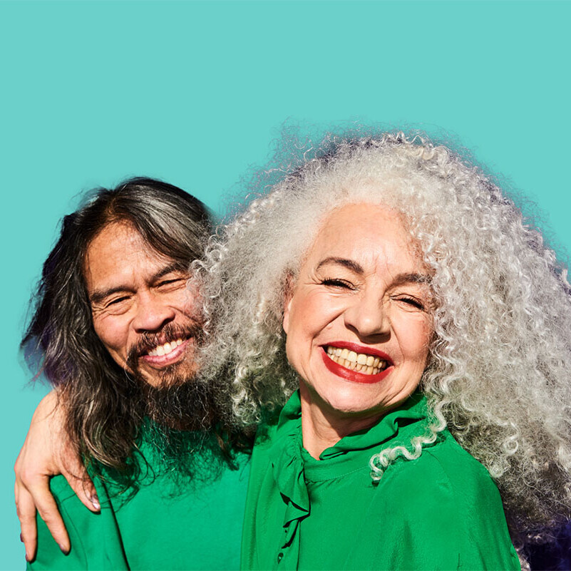 a happy couple